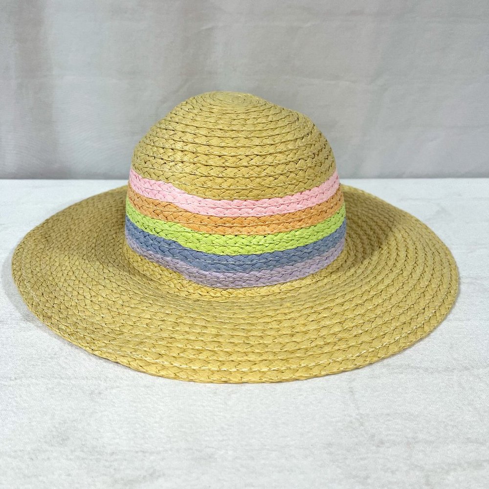 Women's Fun & Colorful Striped Adjustable Spring/Summer Hat, Gardening, Sun